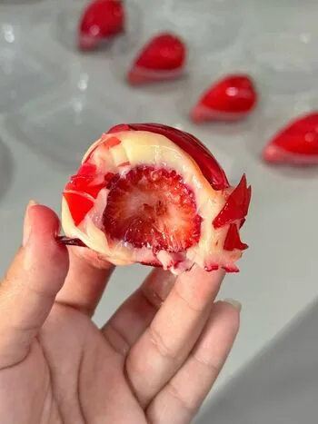 Doce feito por aluna
